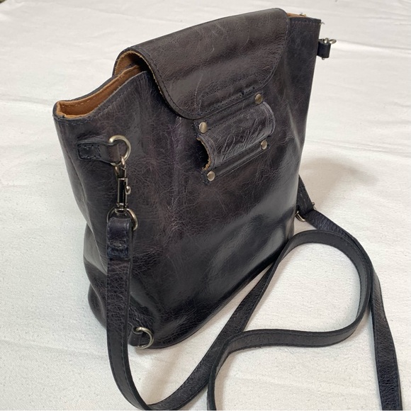 Patrician Nash Convertible Bag Backpack Crossbody Shoulder Purse Black Medium - Picture 7 of 15